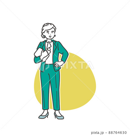 女性管理職のイメージイラスト 88764630