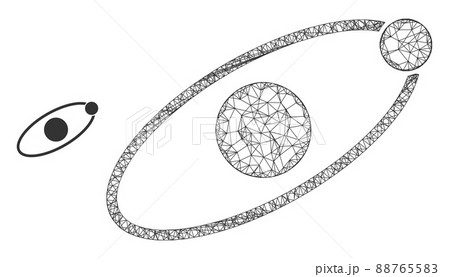 Net Mesh Orbit Icon 88765583
