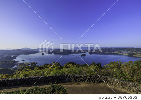 《佐賀県 いろは展望台》 いろは展望所からのいろは島風景 88766909