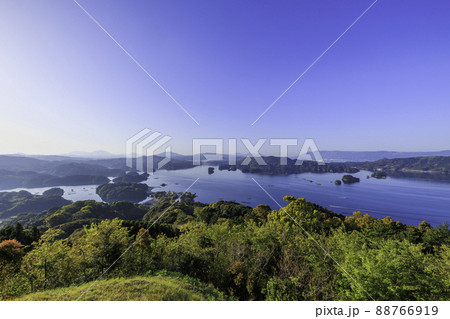 《佐賀県 いろは展望台》 いろは展望所からのいろは島風景 88766919