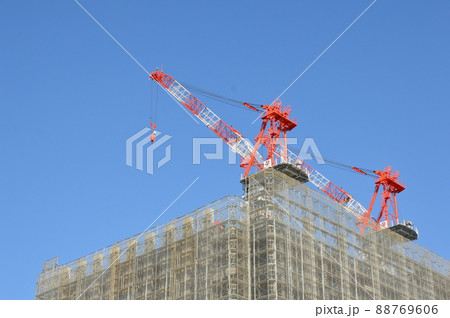 工事現場･クレーン（大阪府大阪市） 88769606