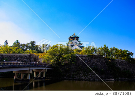 大阪城と極楽橋 大阪城と極楽橋 88771083