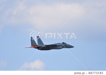 F-15イーグル機動飛行　アフターバーナー 88773585