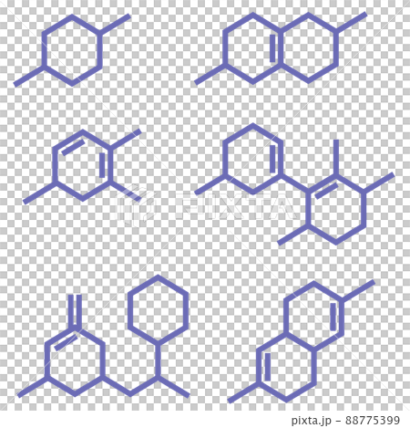 Illustration of chemical formula expressing cell junction 88775399