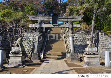 品川神社の双龍鳥居 品川神社の双龍鳥居 88775750