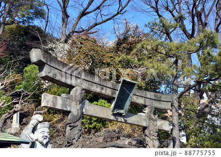 品川神社の双龍鳥居 88775755