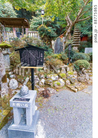 お伺い石と立て看板 お伺い石と立て看板 88775865