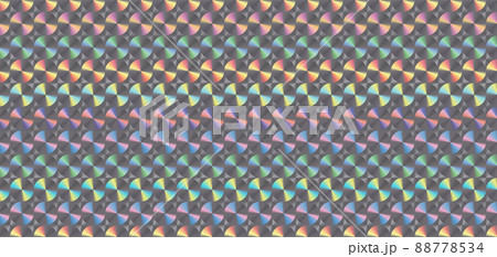 Hologram sticker background. Modern holo paper background with colored overflows. Colourful retro rainbow hologram paper. 88778534