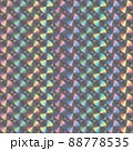 Hologram sticker background. Modern holo paper background with colored overflows. Colourful retro rainbow hologram paper. 88778535