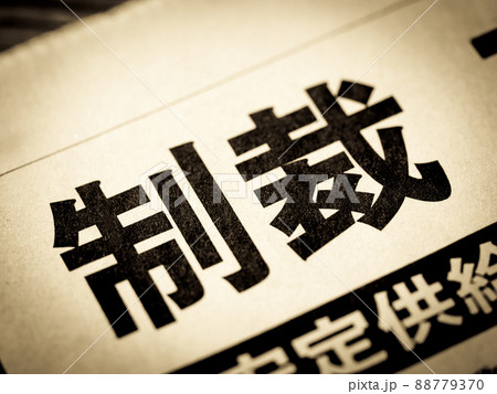 「制裁」の見出し 88779370