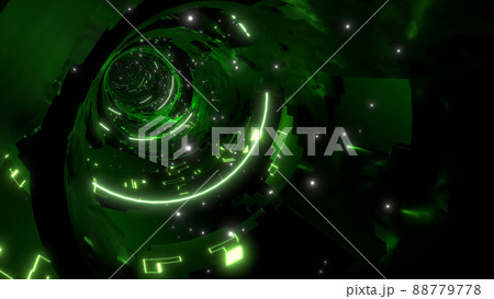 トンネル VJ リング クラブイベント ディスコ 緑 [別Verあり] 88779778