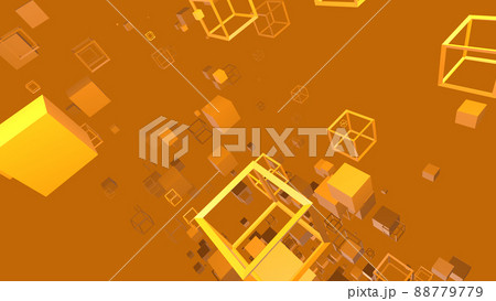 キューブ トンネル VJ ジオメトリック 黄色 [別Verあり] 88779779