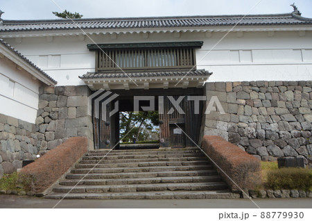 小田原城の「常盤木(ときわぎ)門」(神奈川県小田原市) 小田原城の「常盤木(ときわぎ)門」(神奈川県小田原市) 88779930