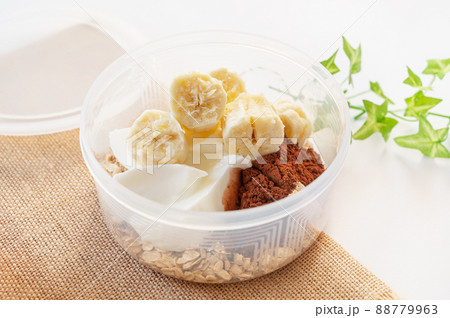 オーバーナイトオーツ作り 88779963