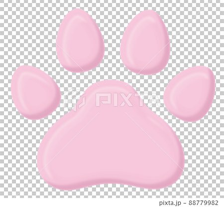 Punipuni three-dimensional meat ball illustration 88779982
