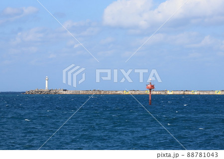 沖縄 那覇 那覇港防波堤 沖縄 那覇 那覇港防波堤 88781043