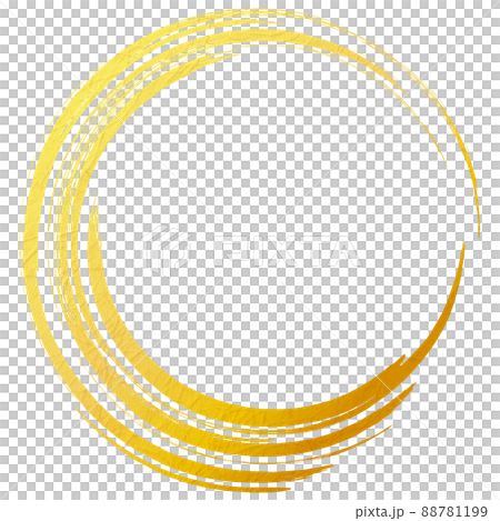 Brush circle yellow Japanese paper Brush circle yellow Japanese paper 88781199