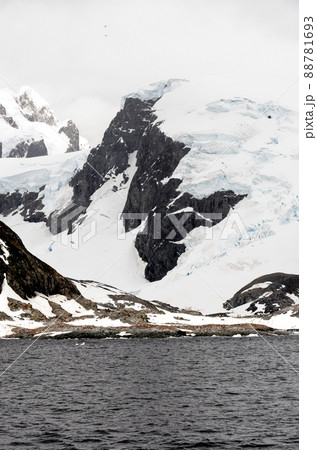 Coastline of Antarctica - Global Warming - Ice Formations Coastline of Antarctica - Global Warming - Ice Formations 88781693