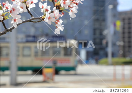 トラムが走る街 富山市(イメージ写真) 88782296