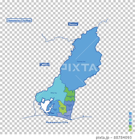 Hamamatsu City Administrative District / Hamamatsu City Map I tried to color-code by color on a rainy day (English version) Hamamatsu City Administrative District / Hamamatsu City Map I tried to color-code by color on a rainy day (English version) 88784093