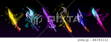 Magic swords, weapon for game interface 88785232