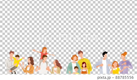 Vector Illustration Material: Family, Parenting Generation, People Vector Illustration Material: Family, Parenting Generation, People 88785556