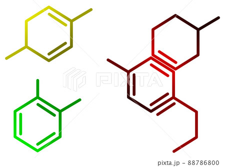 細胞の結合を表現した図のイラスト 88786800
