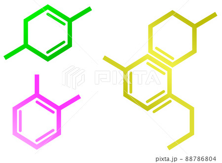 細胞の結合を表現した図のイラスト 88786804