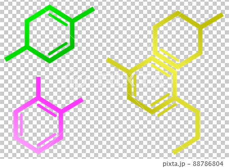細胞の結合を表現した図のイラスト 88786804