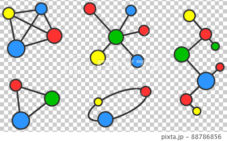 Illustration of a diagram representing cell junctions 88786856