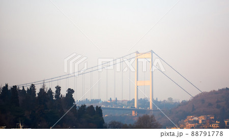 Fatih Sultan Mehmet Bridge. Istanbul, Turkey. Fatih Sultan Mehmet Bridge. Istanbul, Turkey. 88791778