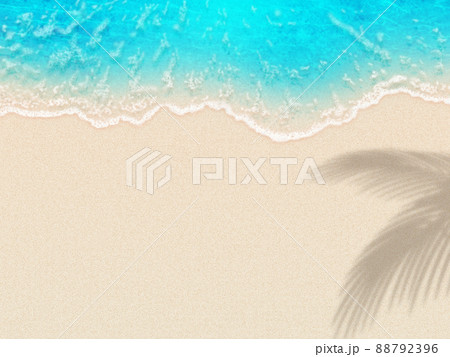 浜辺　マリンブルー　背景素材 88792396