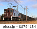 【PIXTA初掲載】秩父鉄道　デキ105　復刻塗装（茶色）　電気機関車 88794134