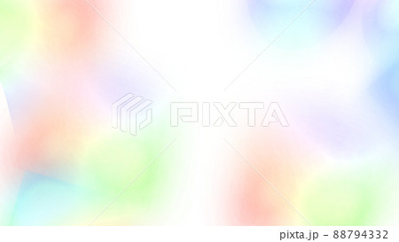 ほんわか カラー オーブ 壁紙 背景 フレームのイラスト素材