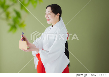 巫女 絵馬 巫女 絵馬 88795438