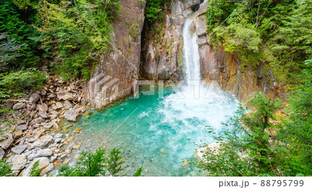 柿其渓谷(夏):牛ヶ滝 柿其渓谷(夏):牛ヶ滝 88795799