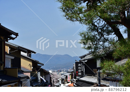 京都 清水坂の町並み 京都 清水坂の町並み 88796212