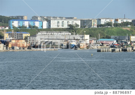 帰属未定地 樺太 ロシア 実行支配地 サハリン州 コルサコフ Корсаков 帰属未定地 樺太 ロシア 実行支配地 サハリン州 コルサコフ Корсаков 88796897