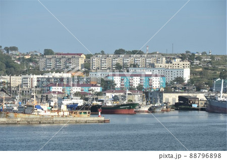 帰属未定地 樺太 ロシア 実行支配地 サハリン州 コルサコフ Корсаков 帰属未定地 樺太 ロシア 実行支配地 サハリン州 コルサコフ Корсаков 88796898