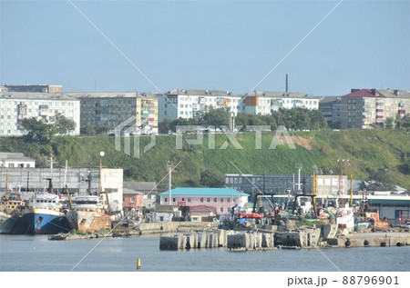 帰属未定地 樺太 ロシア 実行支配地 サハリン州 コルサコフ Корсаков 帰属未定地 樺太 ロシア 実行支配地 サハリン州 コルサコフ Корсаков 88796901