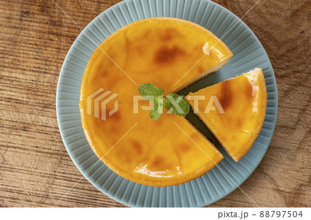 カットしたチーズケーキ 88797504