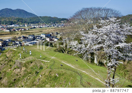 整備の済んだ春の月山富田城 馬乗馬場 整備の済んだ春の月山富田城 馬乗馬場 88797747