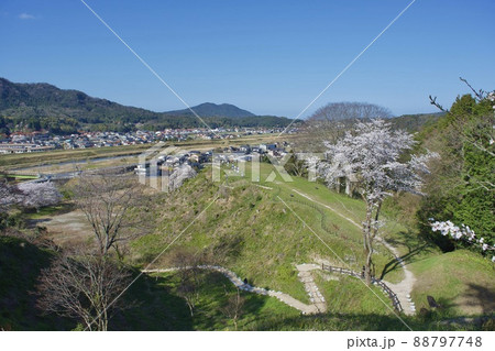 整備の済んだ春の月山富田城　馬乗馬場 88797748