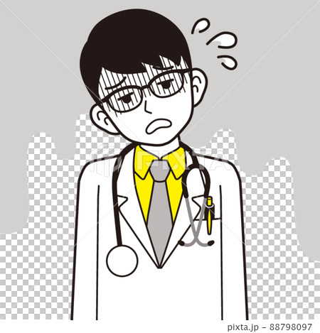 Tired male doctor 88798097