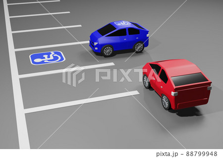車イス専用駐車場 88799948