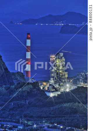 津久見の工場夜景 津久見の工場夜景 88800131