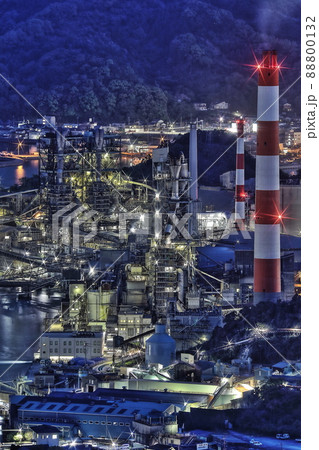 津久見の工場夜景 88800132