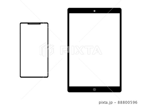スマートフォン(スマホ)とタブレット スマートフォン(スマホ)とタブレット 88800596