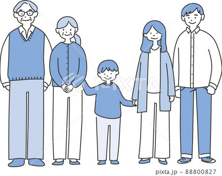 家族　三世帯 88800827
