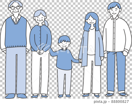 家族　三世帯 88800827